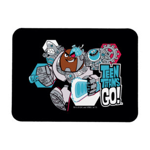 Teen Titans Go!   Cyborg's Arsenal Graphic Magnet