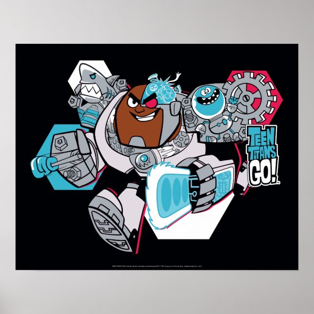 Teen Titans Go! | Cyborg's Arsenal Graphic Poster (Front)