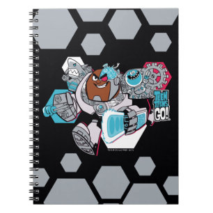 Teen Titans Go!   Cyborg's Arsenal Graphic Spiral Notebook