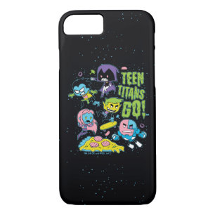 Teen Titans Go!   Gnarly 90's Pizza Graphic iPhone 8/7 Case