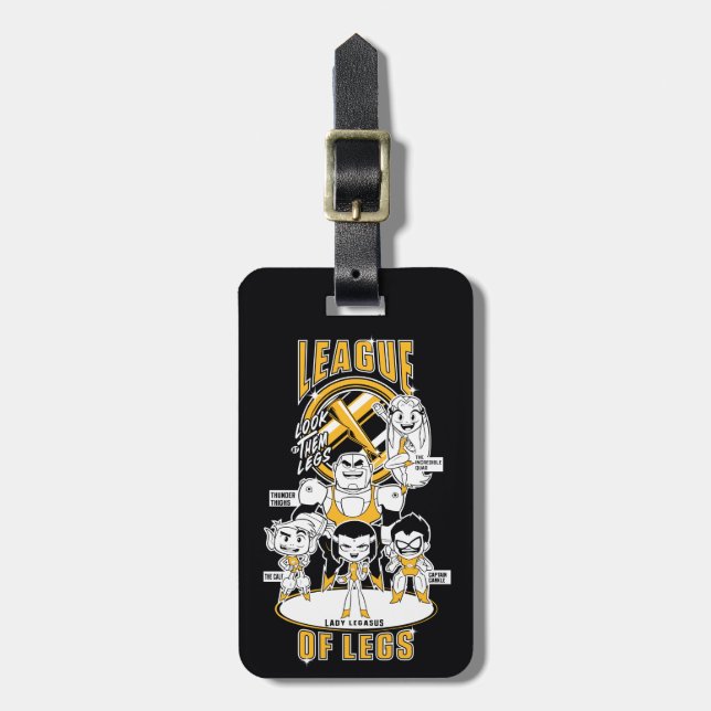 Teen Titans Go! | League of Legs Luggage Tag (Front Vertical)