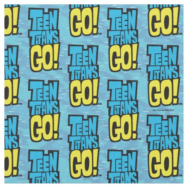 Teen Titans Go! | Logo Fabric (Close Up)