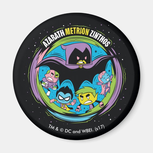 Teen Titans Go! | Raven "Azarath Metrion Zinthos" Magnet (Front)