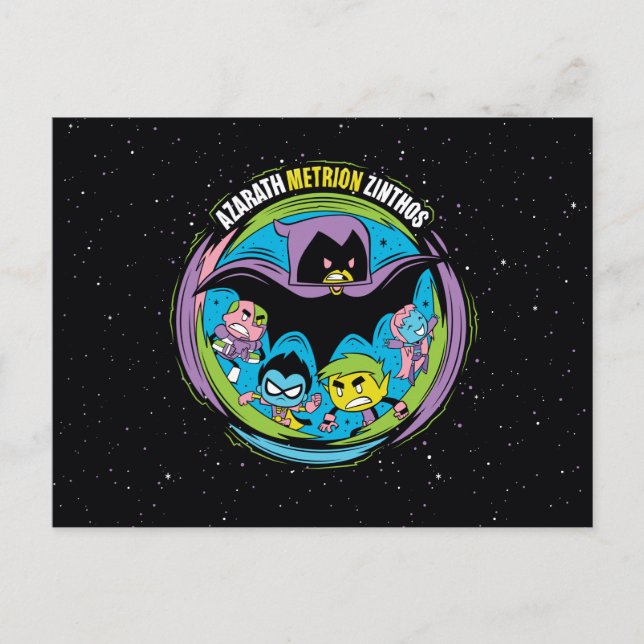 Teen Titans Go! | Raven "Azarath Metrion Zinthos" Postcard (Front)
