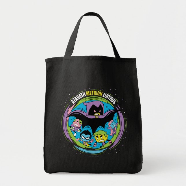 Teen Titans Go! | Raven "Azarath Metrion Zinthos" Tote Bag (Front)