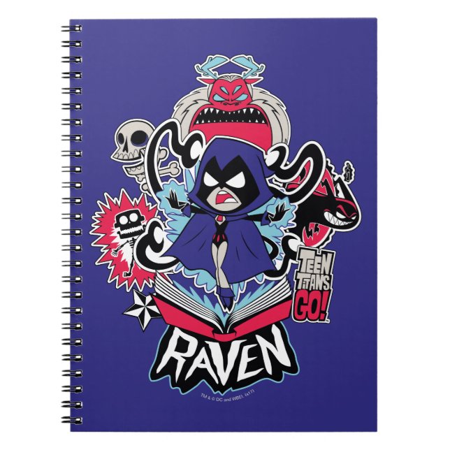 Teen Titans Go! | Raven Demonic Powers Graphic Notebook (Front)