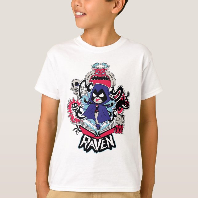 Teen Titans Go! | Raven Demonic Powers Graphic T-Shirt (Front)