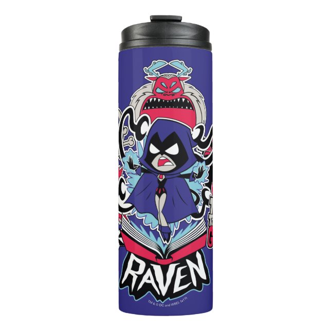 Teen Titans Go! | Raven Demonic Powers Graphic Thermal Tumbler (Front)