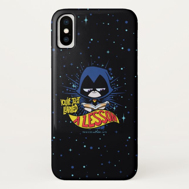Teen Titans Go! | Raven "Learned A Lesson" Case-Mate iPhone Case (Back)
