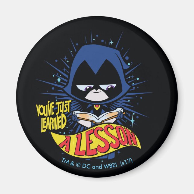 Teen Titans Go! | Raven "Learned A Lesson" Magnet (Front)