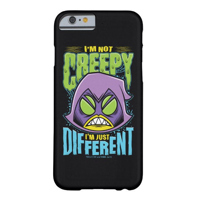 Teen Titans Go! | Raven "Not Creepy I'm Different" Case-Mate iPhone Case (Back)