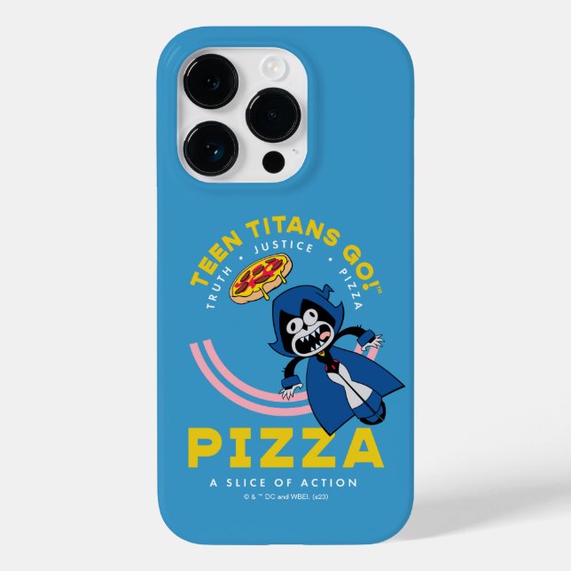 Teen Titans Go! Raven "Truth Justice Pizza" Case-Mate iPhone Case (Back)