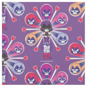 Teen Titans Go!   Raven's Emoticlones Fabric