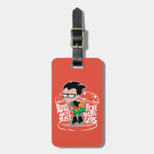 Teen Titans Go! Robin Booty Scooty Buns Luggage Tag