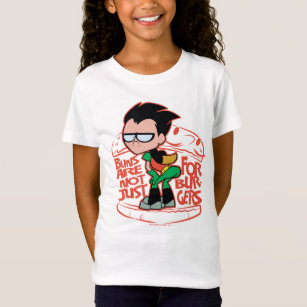 Teen Titans Go!   Robin Booty Scooty Buns T-Shirt