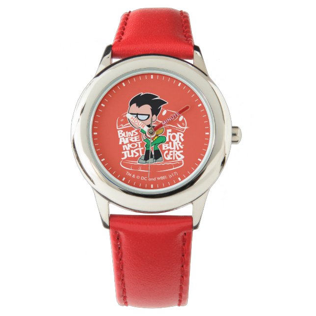 Teen Titans Go! | Robin Booty Scooty Buns Watch (Front)