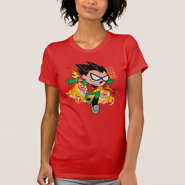 Teen Titans Go! | Robin's Arsenal Graphic T-Shirt (Front)