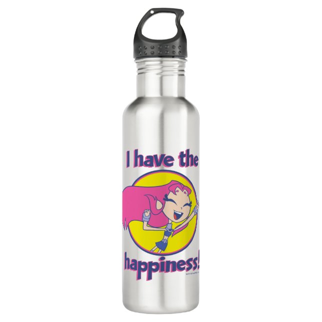 Teen Titans Go! | Starfire "I Have The Happiness" 710 Ml Water Bottle (Front)