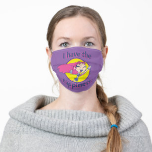 Teen Titans Go!   Starfire "I Have The Happiness" Cloth Face Mask