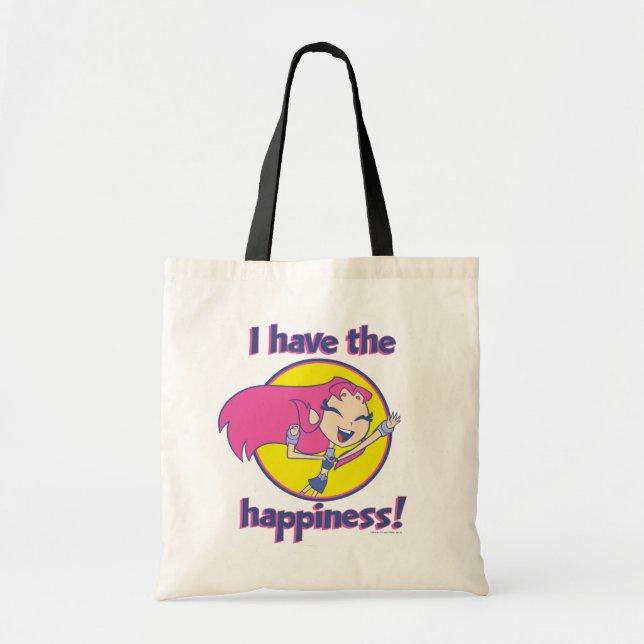 Teen Titans Go! | Starfire "I Have The Happiness" Tote Bag (Front)
