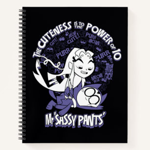 Teen Titans Go! Starfire & Mr Sassy Pants Notebook
