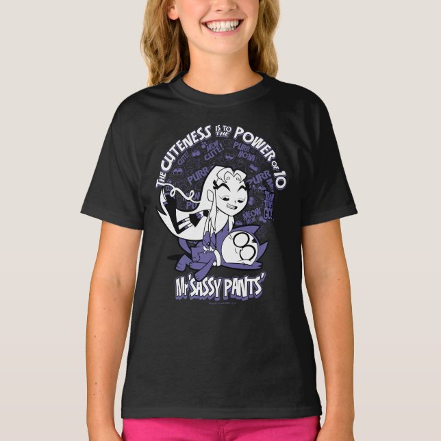Teen Titans Go! | Starfire & Mr Sassy Pants T-Shirt (Front)