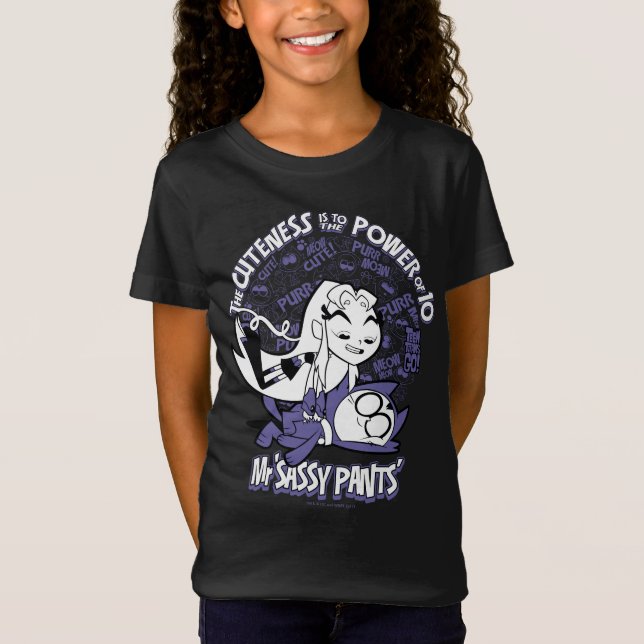 Teen Titans Go! | Starfire & Mr Sassy Pants T-Shirt (Front)