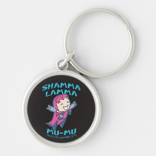 Teen Titans Go! | Starfire "Shamma Lamma Mu-Mu" Key Ring (Front)