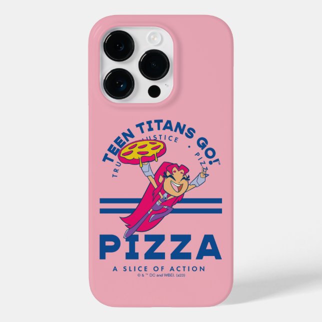 Teen Titans Go! Starfire "Truth Justice Pizza" Case-Mate iPhone Case (Back)