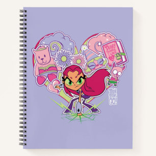 Teen Titans Go!   Starfire's Heart Punch Graphic Notebook