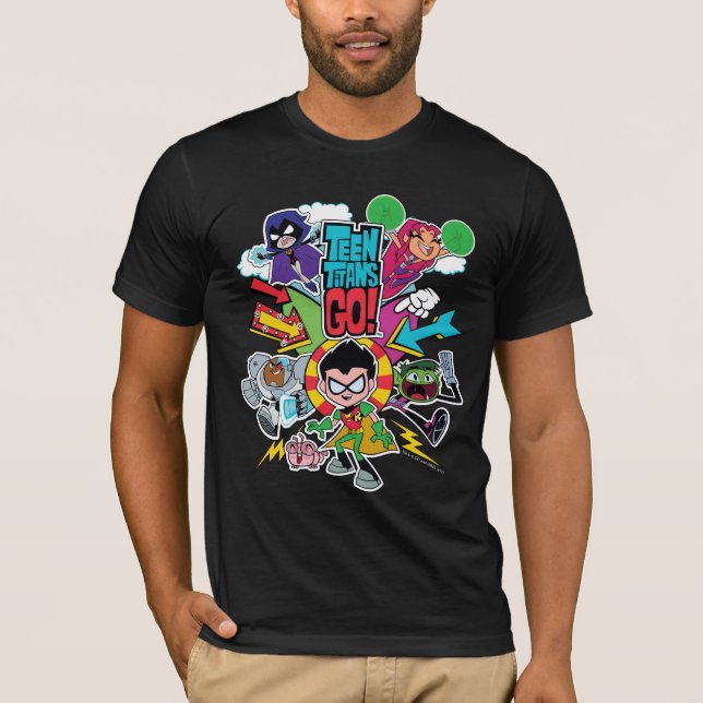 Teen Titans Go! | Team Arrow Graphic T-Shirt (Front)