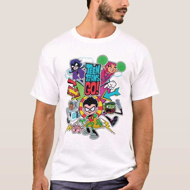 Teen Titans Go! | Team Arrow Graphic T-Shirt (Front)