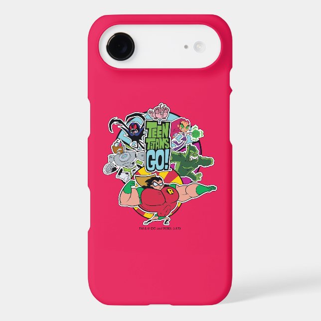 Teen Titans Go! | Team Group Graphic Case-Mate iPhone Case (Back)