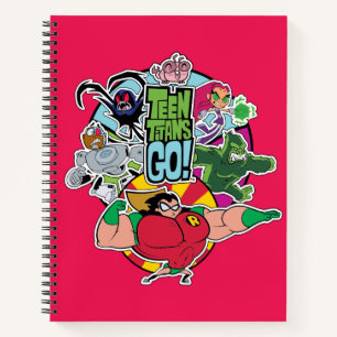 Teen Titans Go! Team Group Graphic Notebook