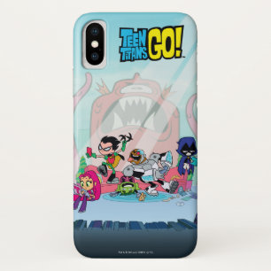 Teen Titans Go!   Tentacled Monster Approaches Case-Mate iPhone Case