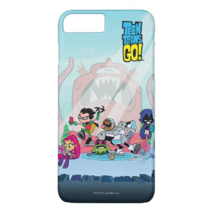 Teen Titans Go!   Tentacled Monster Approaches Case-Mate iPhone Case