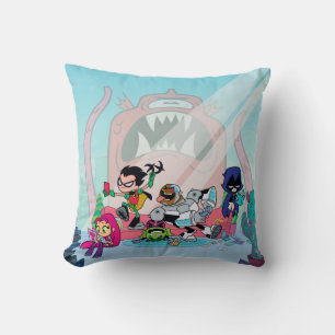 Teen Titans Go! Tentacled Monster Approaches Cushion