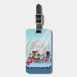 Teen Titans Go!   Tentacled Monster Approaches Luggage Tag