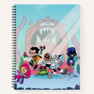 Teen Titans Go!   Tentacled Monster Approaches Notebook