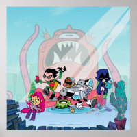 Teen Titans Go! | Tentacled Monster Approaches