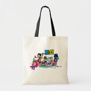 Teen Titans Go!   Tentacled Monster Approaches Tote Bag