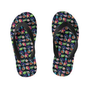 Teen Titans Go! Titans Head Pattern Kid's Jandals
