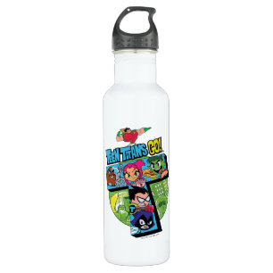 Teen Titans Go! Titans Tower Collage 710 Ml Water Bottle