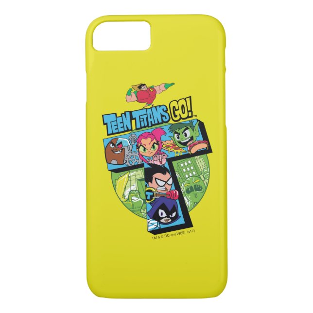 Teen Titans Go! | Titans Tower Collage Case-Mate iPhone Case (Back)