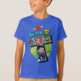 Teen Titans Go!   Titans Tower Collage T-Shirt