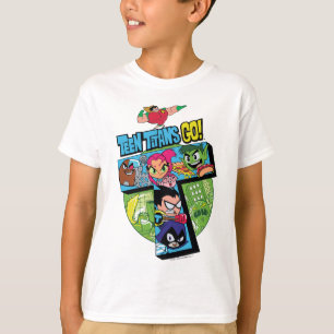 Teen Titans Go! Titans Tower Collage T-Shirt