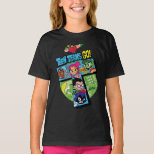 Teen Titans Go!   Titans Tower Collage T-Shirt