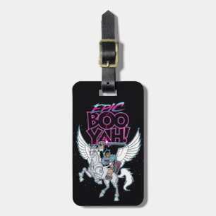 Teen Titans Go!   Warrior Cyborg Riding Pegasus Luggage Tag