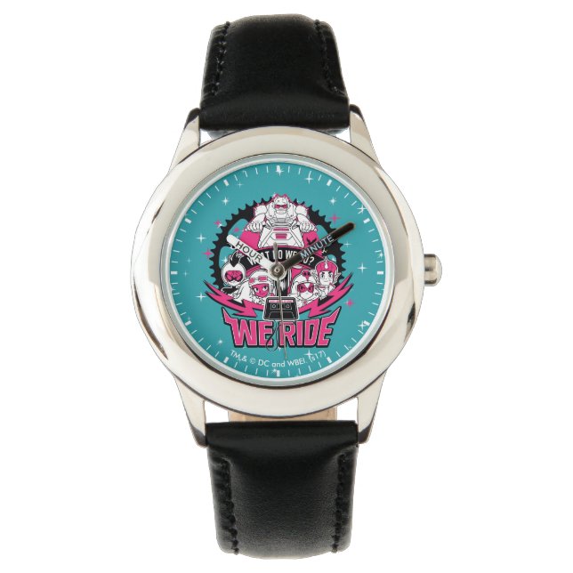 Teen Titans Go! | "We Ride" Retro Moto Graphic Watch (Front)