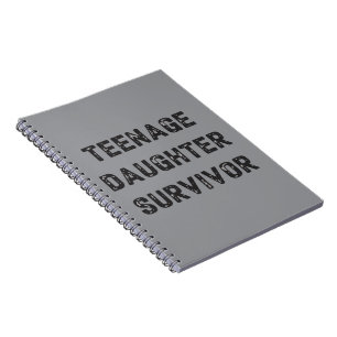 Teenage Daughter Survivor Funny Father's Day Humou Notebook
